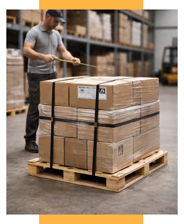 Упаковка и паллетирование грузов от 3537 р. | СетСервис-Кнш