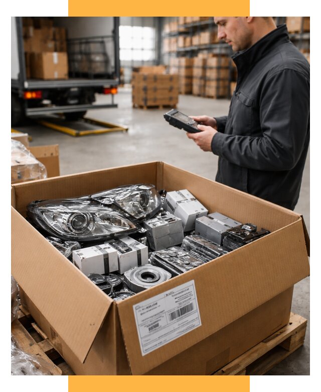 Доставка автозапчастей из Европы под ключ от 12634 р. | СетСервис-Кнш