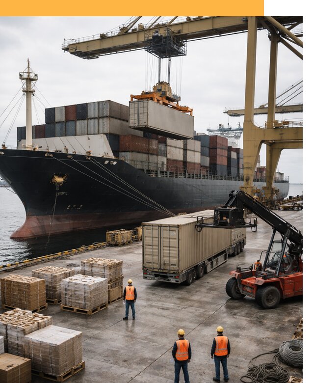 Морские перевозки из Индии: доставка FCL/LCL, таможня от 121284