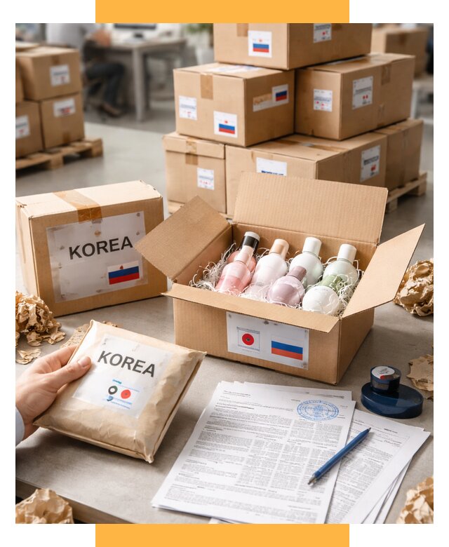 Доставка косметики из Кореи от 8591 р. под ключ | СетСервис-Кнш