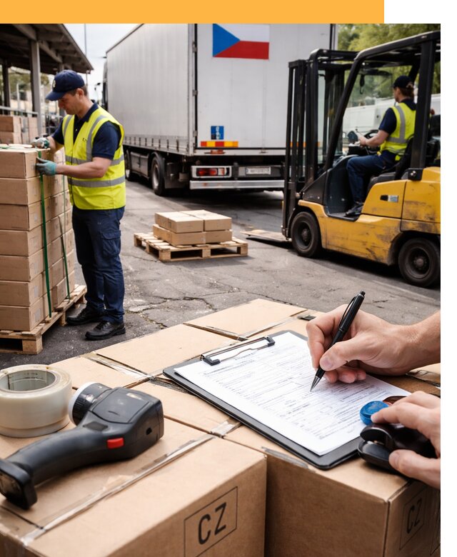 Доставка грузов в Чехию от 35375 руб, международные перевозки