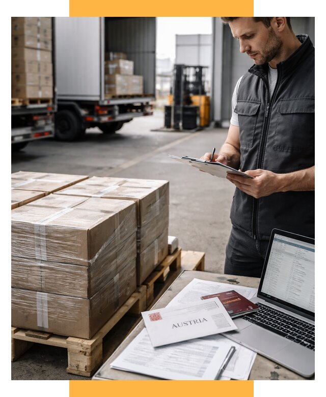 Доставка в Австрию от 65696 р. Логистика и экспорт СетСервис-Кнш