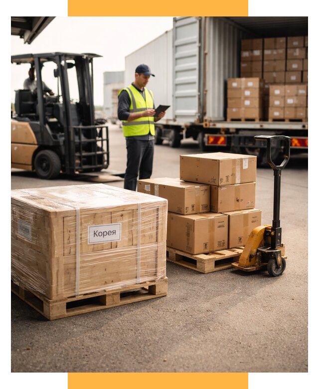 Доставка грузов в Корею из России от 35375 р. | СетСервис-Кнш