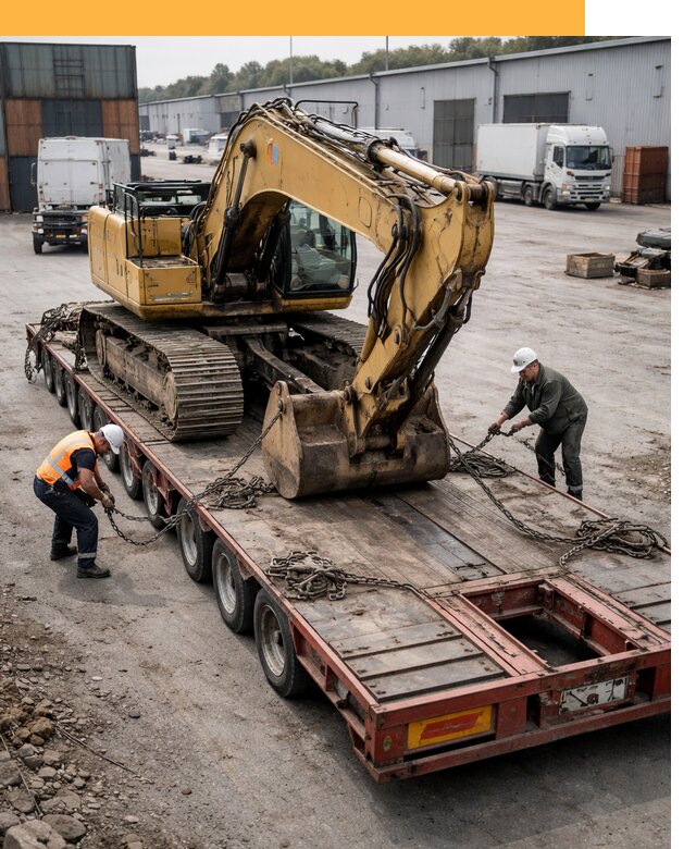 Перевозка спецтехники по России и миру от 45482 руб