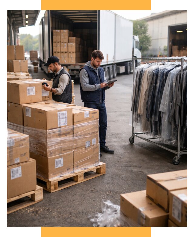 Перевозка и доставка одежды из Китая от 7580 р., СетСервис-Кнш