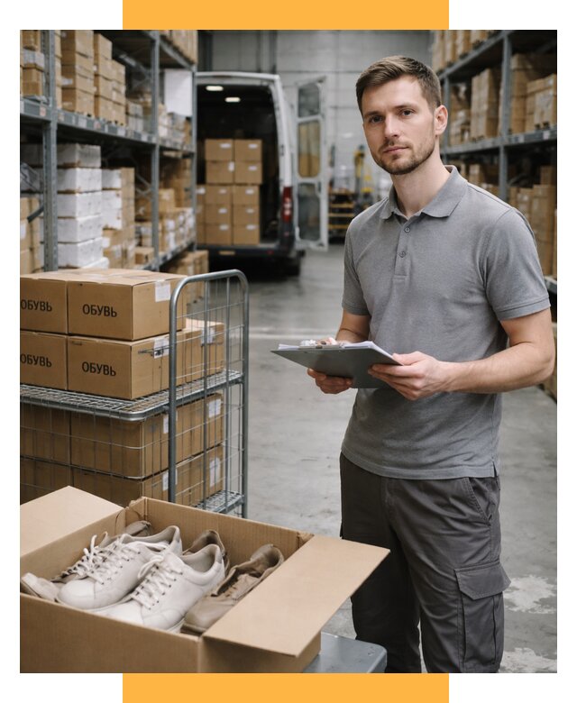 Доставка обуви из Китая и Турции от 4548 р. СетСервис-Кнш