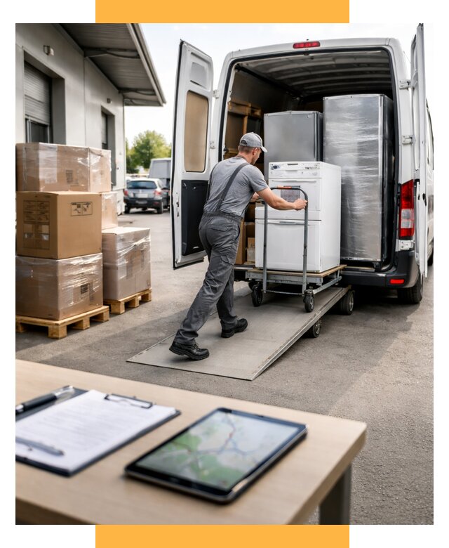 Перевозка бытовой техники от 6570 р. - логистика СетСервис-Кнш