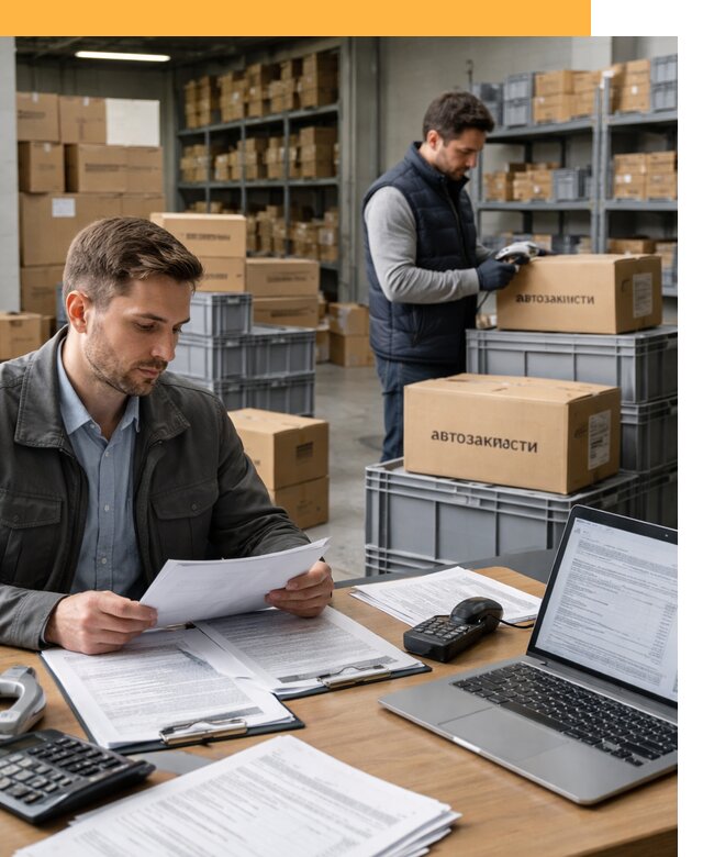 Таможенное оформление автозапчастей по выгодным тарифам от 8591